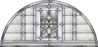Bevel Stained Glass Window 1 Arch 3